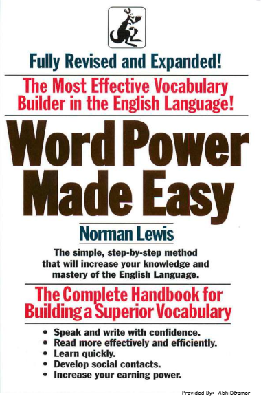 Word power made easy (Norman Lewis)