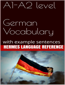 A1_A2 level – German Vocabulary with example sentences …