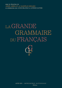 La grande grammaire du français